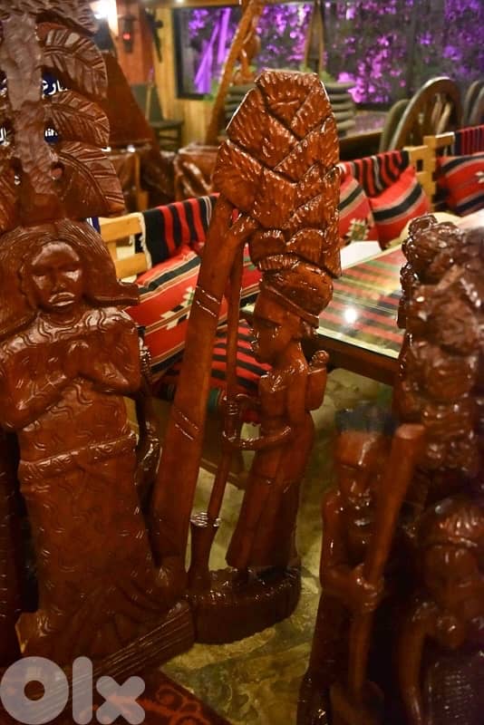 More than 70 wooden statues 9