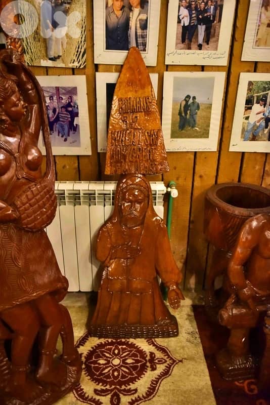 More than 70 wooden statues 13