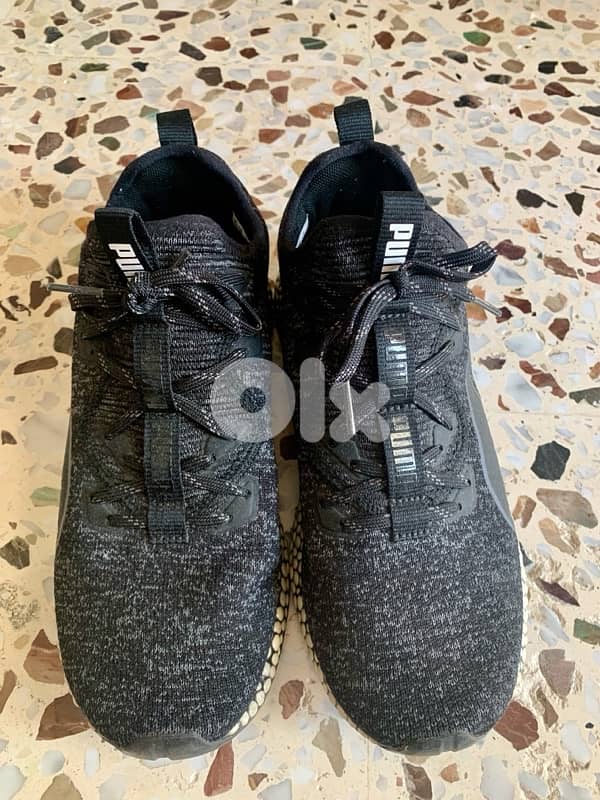 Original Puma Unisex hybrid black running shoes 2