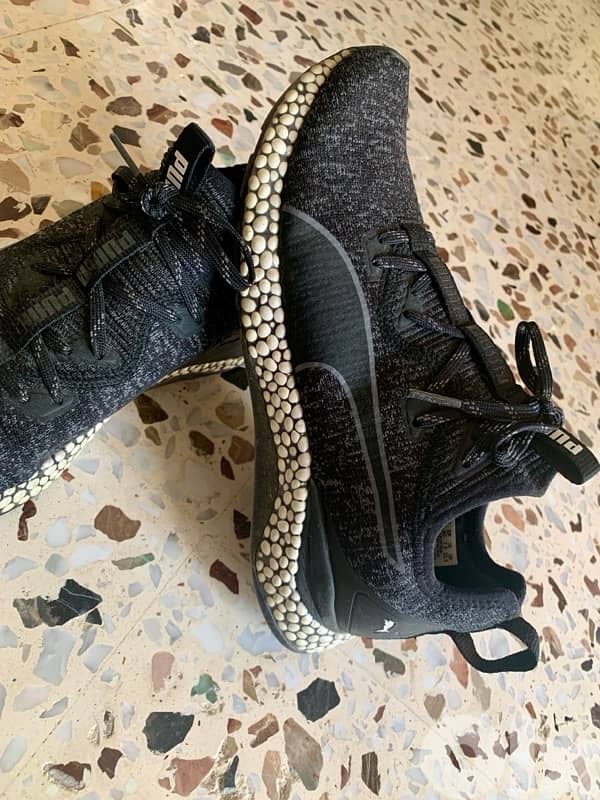 Original Puma Unisex hybrid black running shoes 3