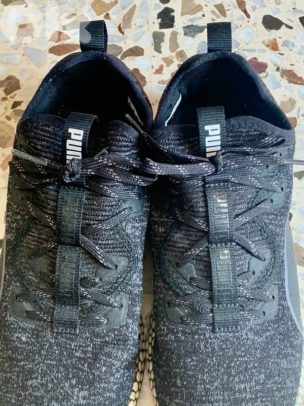 Original Puma Unisex hybrid black running shoes 6