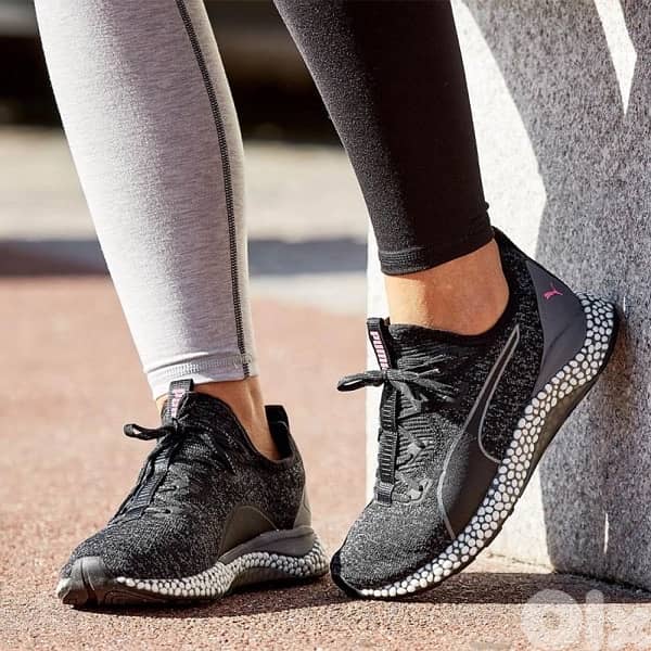 Original Puma Unisex hybrid black running shoes 7