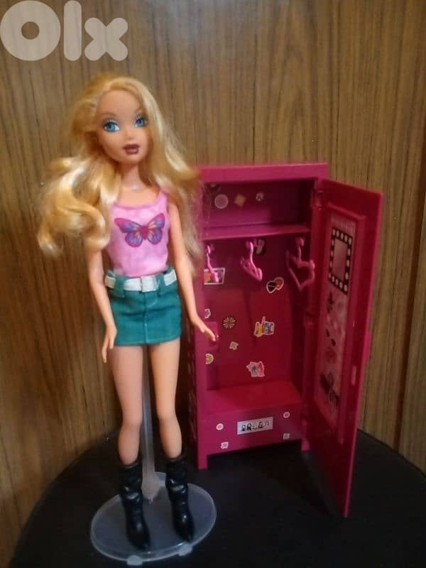 BARBIE MY SCENE BACK TO SCHOOL+SECRET LOCKER Closet Mattel Great doll 0