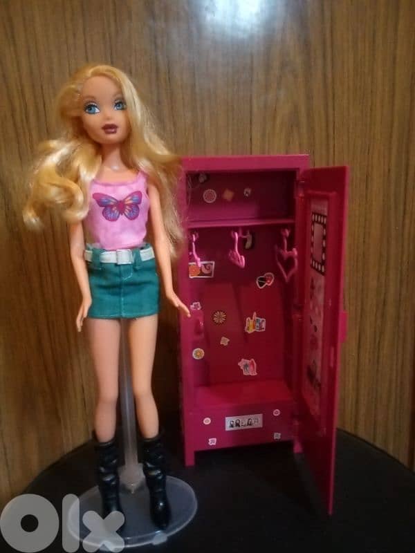 BARBIE MY SCENE BACK TO SCHOOL+SECRET LOCKER Closet Mattel Great doll 4