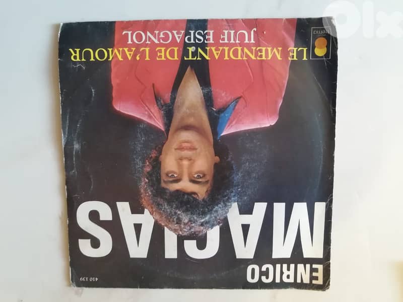 Enrico Macias – Le Mendiant De L'Amour / Juif Espagnol  45t  7" 0