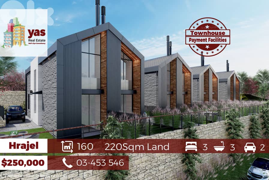 Hrajel 160m2 | Townhouse | 220m2 Land | Under Construction | View | BG 0