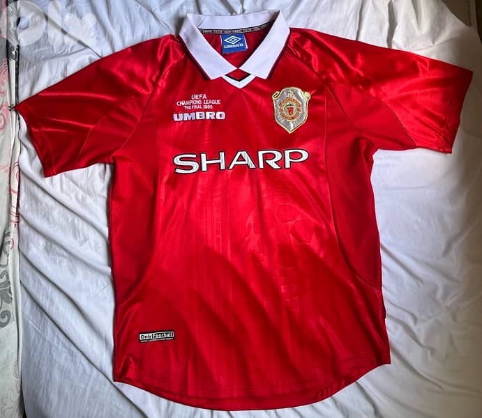 Manchester United Scholes 18 the big final jersey 5
