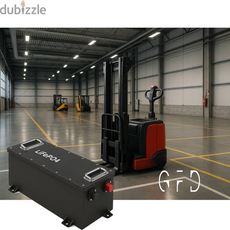 12V 24V 48V Electric Forklift Deep Cycle LiFePO4 Lithium Battery 0