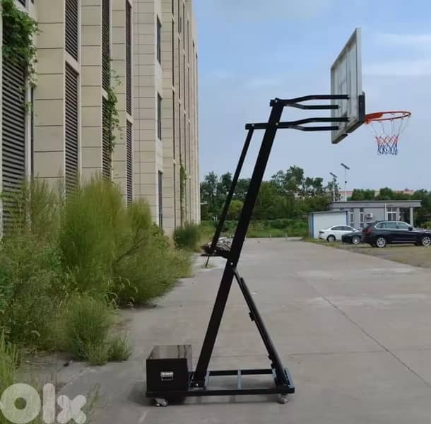 Official Basketball Hoop with Iron heavyduty base 4