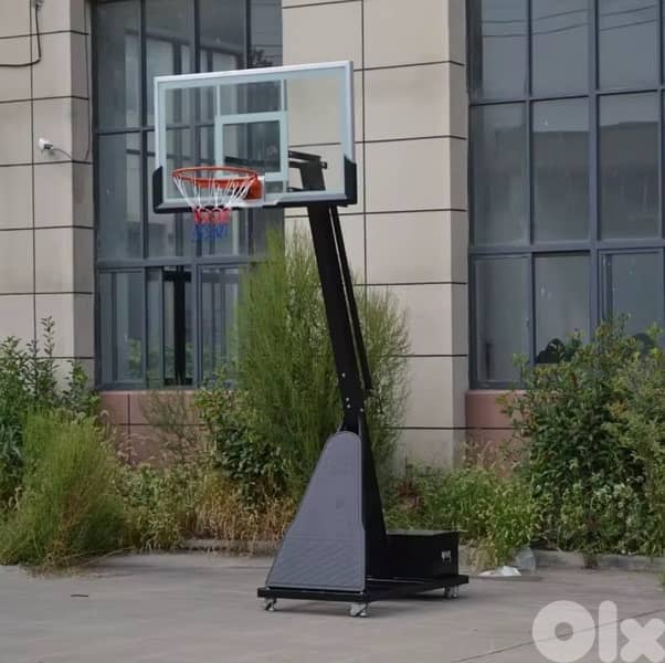 Official Basketball Hoop with Iron heavyduty base 5