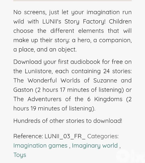 lunii-2 story factory , story teller (french) 3