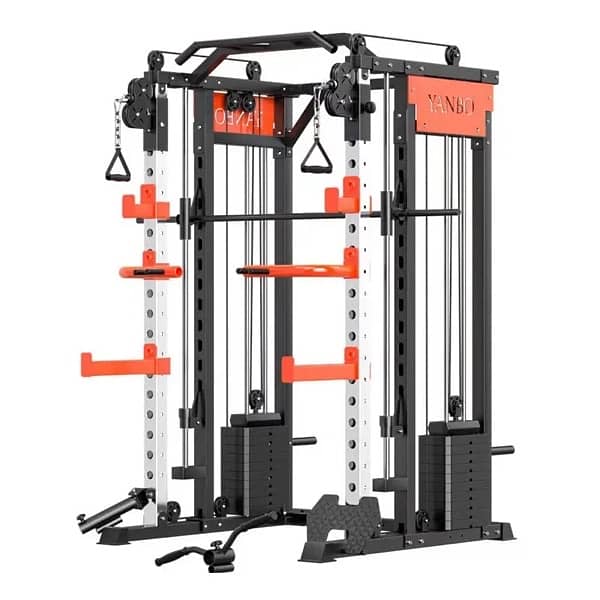 v cross new, with smith machine and squat rack 0