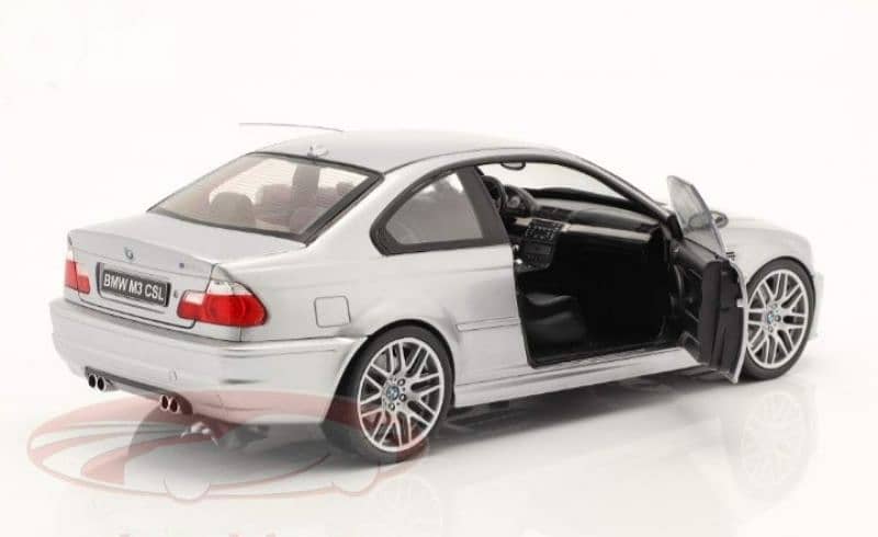 BMW M3 CSL (E46) diecast car model 1;18 3