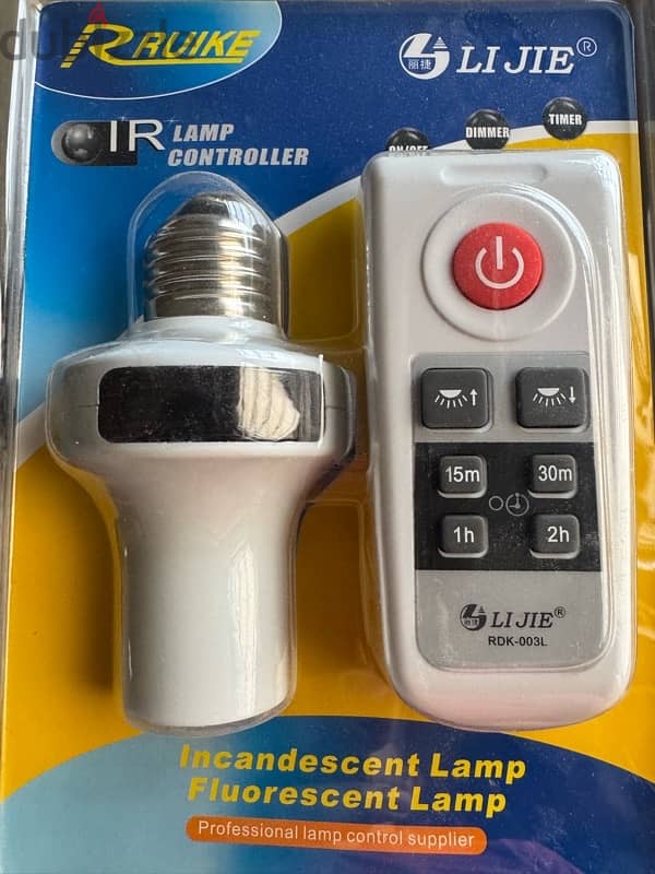 Remote control dimmer and timing for lamps 0