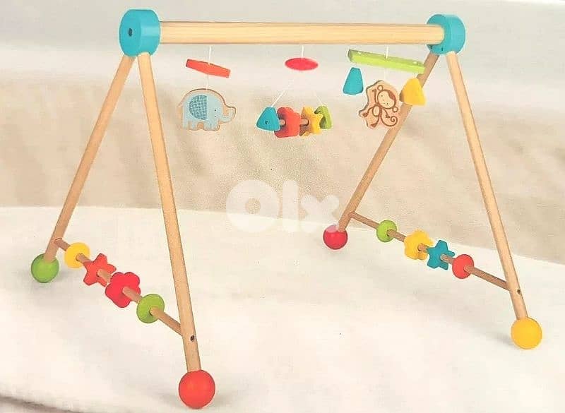 playtive real wood play trapez for babies 0