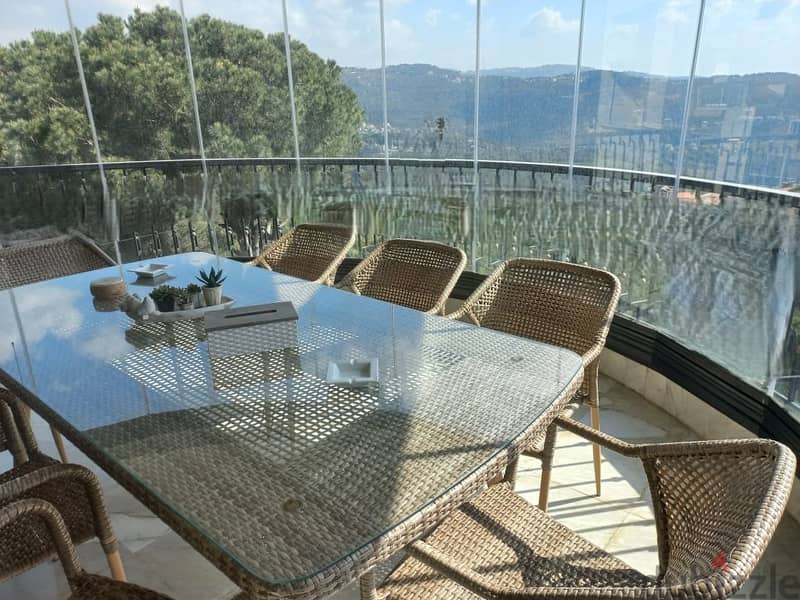 SPACIOUS APARTMENT FOR SALE IN BROUMANA PRIME (190SQ) ,(BR-324) 0