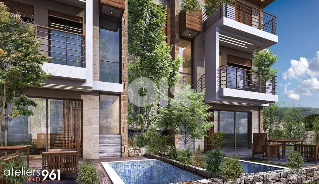 L18036- Under-Construction Chalet With Garden For Sale In Laqlouq With 2