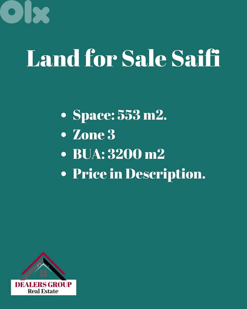 Prime Location Land for sale in Saifi - Beirut 0
