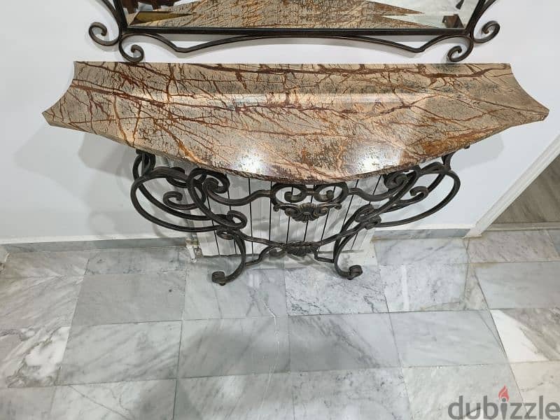 Fer Forgé Console and Hanger 1