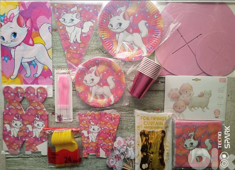 cat Marie birthday theme 2