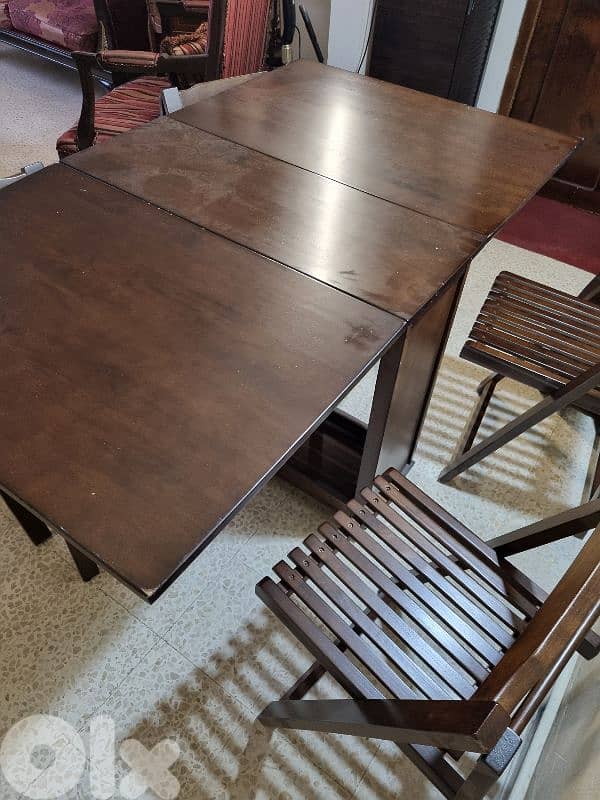 wooden expandable table 5