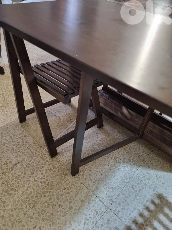 wooden expandable table 6