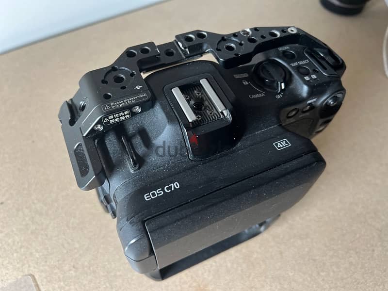 canon c70 / canon speedbooster / cage 2