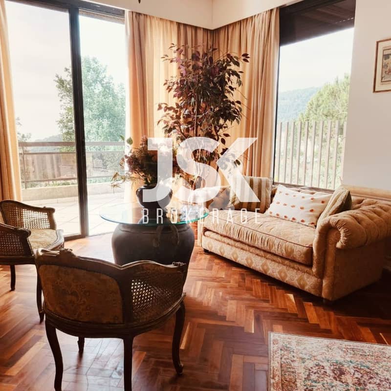 L18051- Fully Furnished High-End Decorated Duplex For Sale in Broumana 0