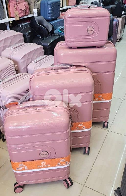 Swiss Partner Set travel bags Suitcases unbreakable 0