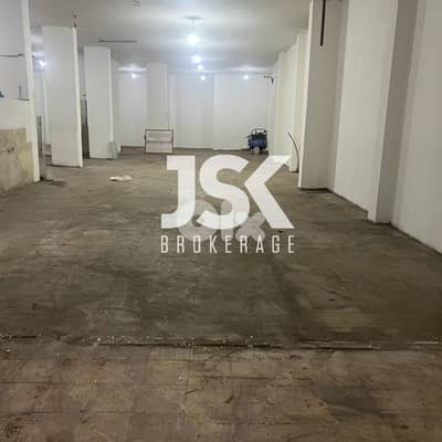 L18068- An Open Space Warehouse For Rent in Baabda