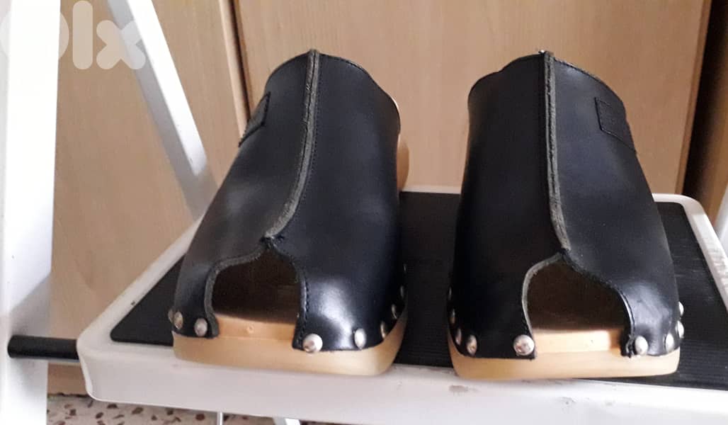 Esprit wooden clogs sandal shoes 2