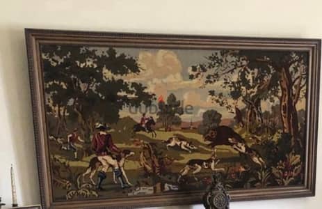 Obisson painting with frame
