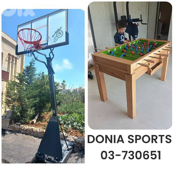 880 only for 2 items (basketball + babyfoot) 0