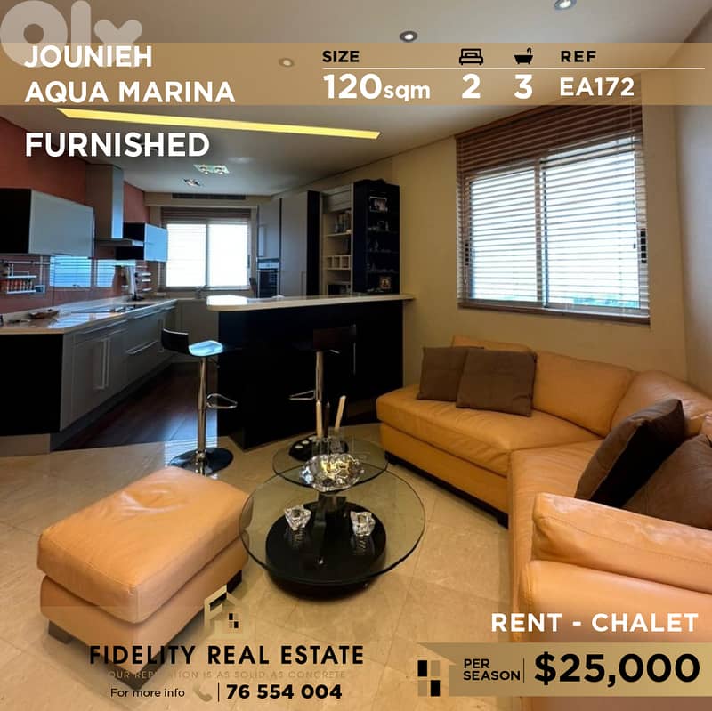 Chalet for rent in Aqua Marina EA172 شاليه  للإيجار في أكوا مارينا 4