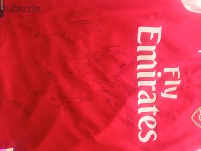 official Arsenal signed T-shirt