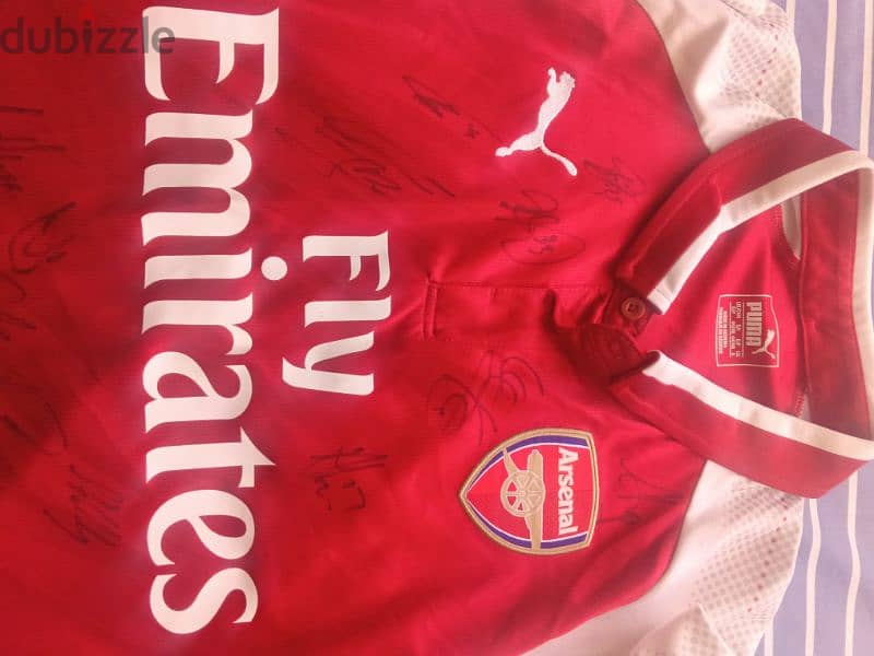 official Arsenal signed T-shirt 3