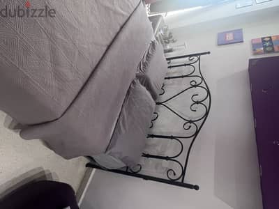 Bed + Mattress تخت مع فرشة