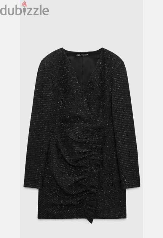 Zara Black Dress size S 2