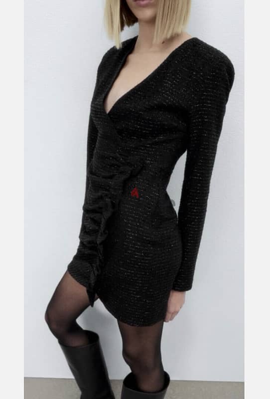 Zara Black Dress size S 1