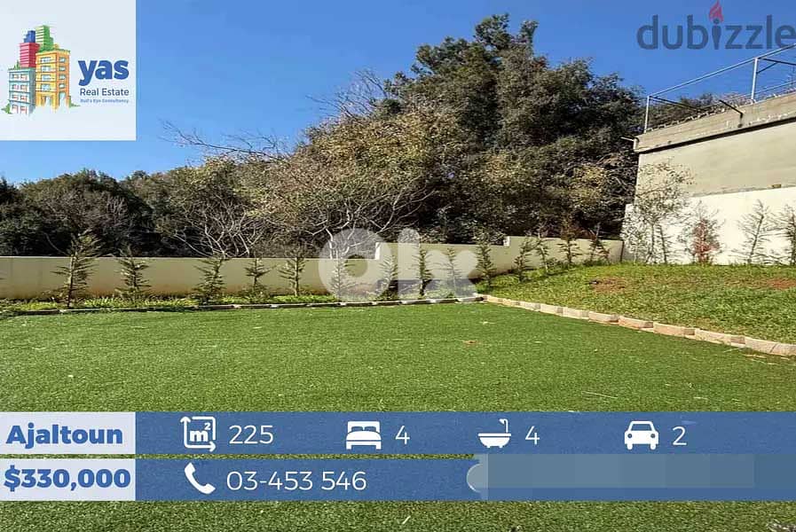 Ajaltoun 225m2 | 160m2 Garden | Luxurious | Catch | New | View | 0