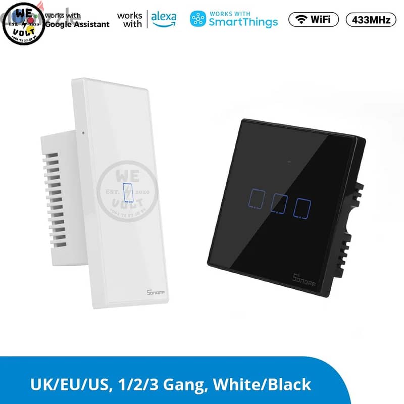SONOFF Wall Switches EU US (Touch Panel) 2
