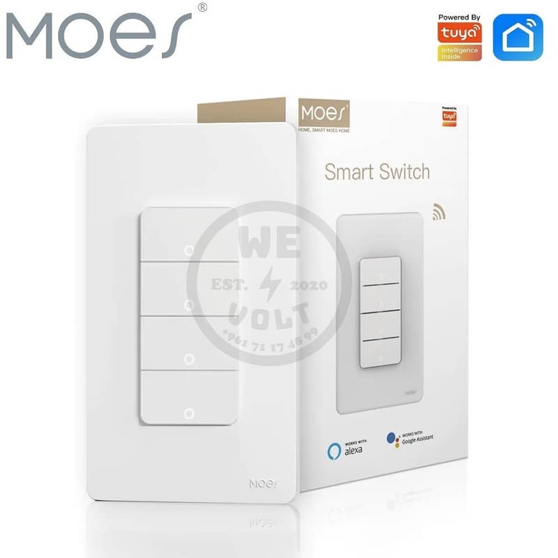 MOES WiFi Wall Switches EU US 3