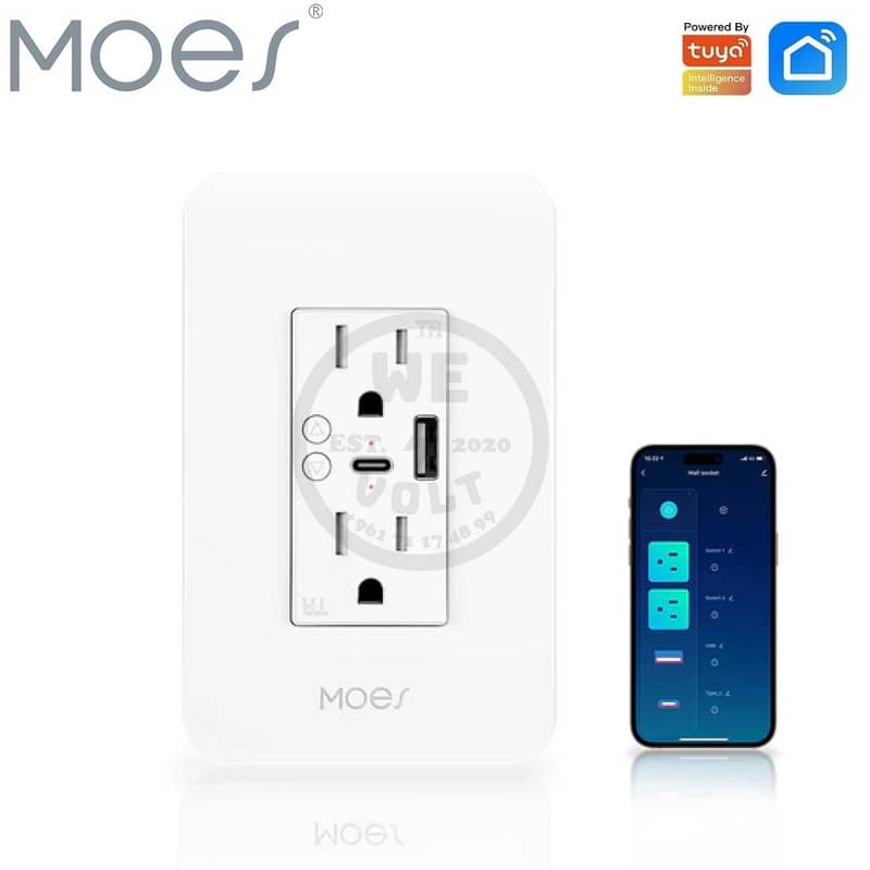 MOES WiFi Wall Switches EU US 4