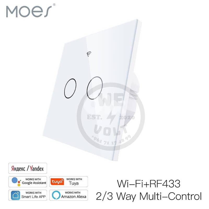 MOES WiFi Wall Switches EU US 6