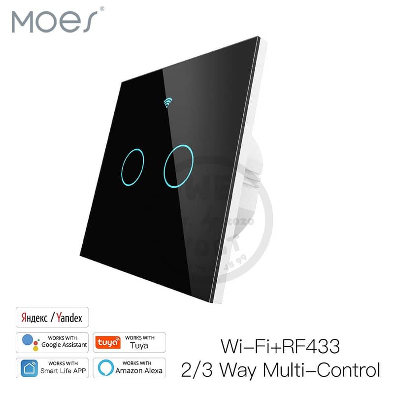 MOES WiFi Wall Switches EU US 9