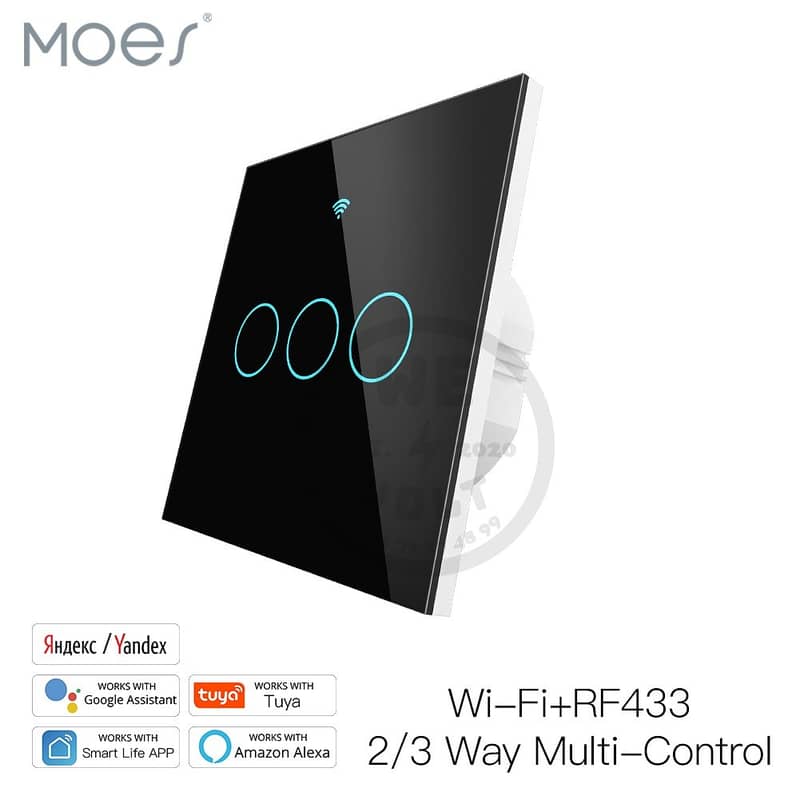 MOES WiFi Wall Switches EU US 10