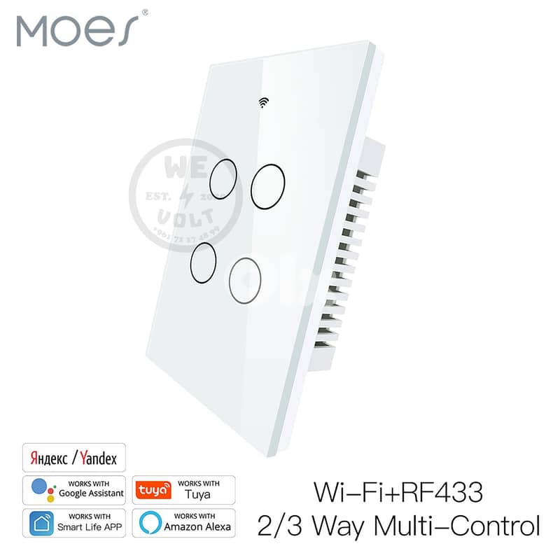 MOES WiFi Wall Switches EU US 16
