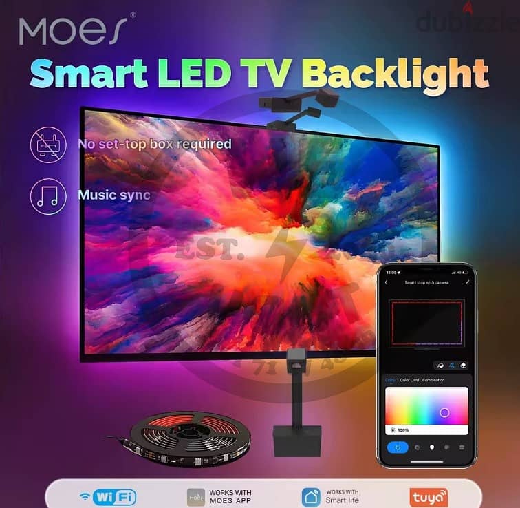 MOES TV BackLight Tuya 1