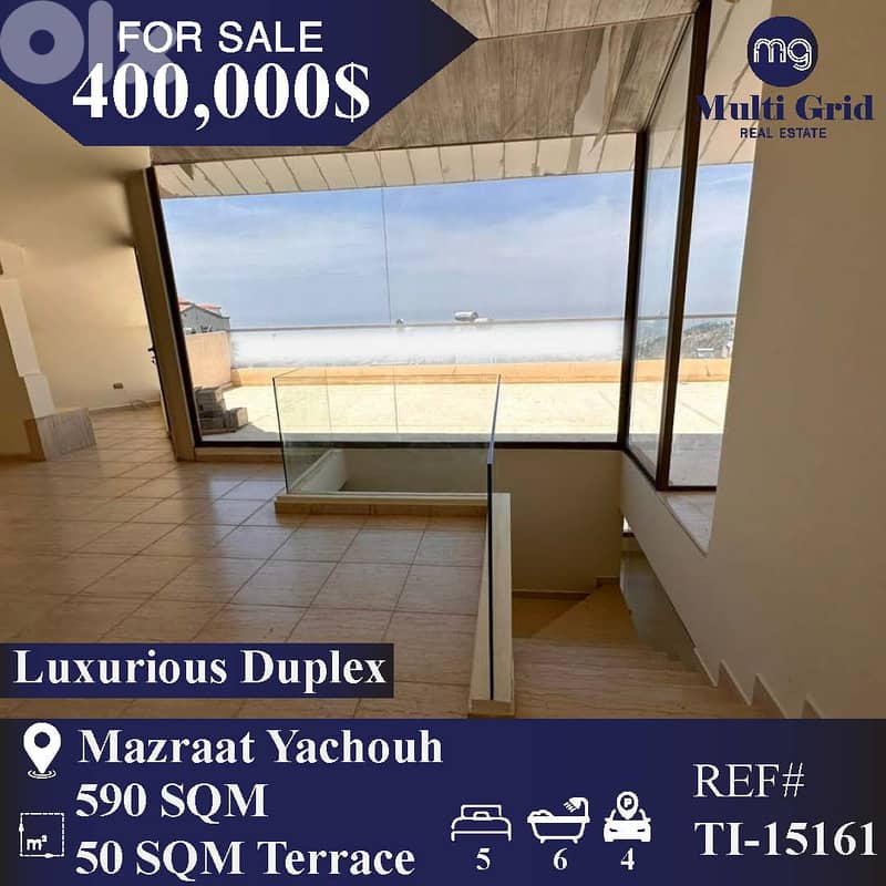 TI-15161 / Duplex for Sale in Mazraat Yachouh 0