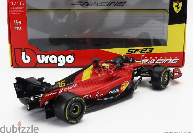 C. Leclerc Ferrari SF-23 (GP Italy 2023) diecast car model 1;18 4